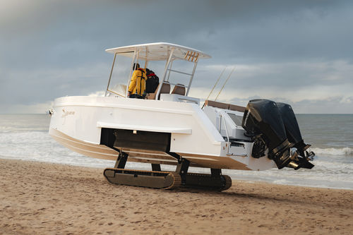 Coque open hors-bord - Fisher - Iguana Yachts - bimoteur / coque planante / à console centrale