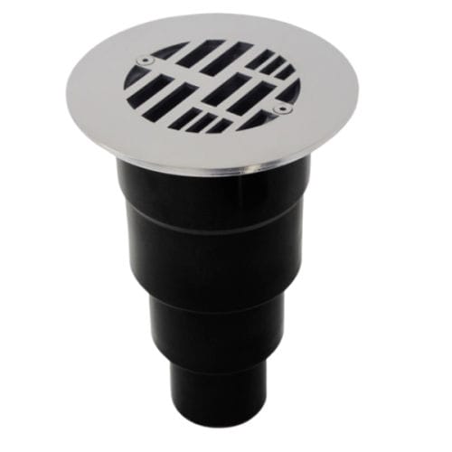 Siphon de sol en inox - B.Hepworth and Co. Ltd.  - pour bateau / rond