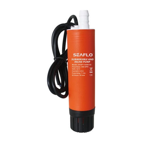 Pompe pour bateau - 500GPH - SEAFLO - de transfert / eau de mer / essence