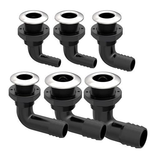 Passe-coque en inox 316 - SFTH3-0625-02 - SEAFLO - en nylon / en composite armé de fibres de verre
