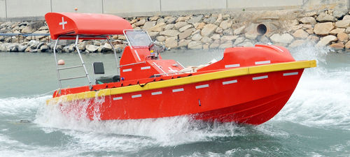 Bateau de surveillance - HDFR600 / HDFR680 - Hyundai Lifeboats Co., Ltd.  - bateau de sauvetage / in-bord / auto-redressant