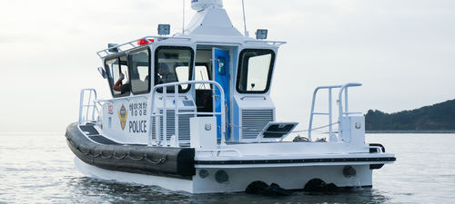 Bateau de surveillance - Hyundai Lifeboats Co., Ltd.  - in-bord hydrojet / en aluminium