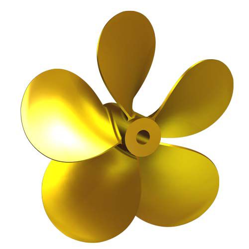 Hélice pour bateau - MC13 - Italian Propellers S.r.l.  - à pas fixe / arbre d'hélice / 5 pales