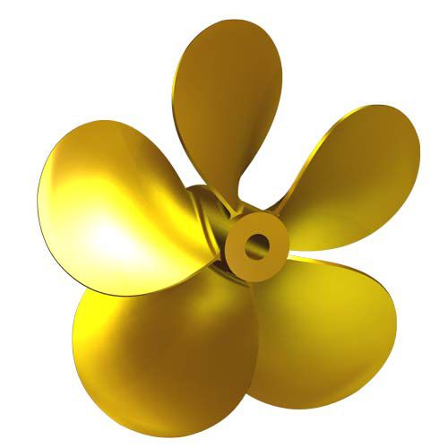 Hélice pour bateau - MC14 - Italian Propellers S.r.l.  - à pas fixe / arbre d'hélice / 5 pales