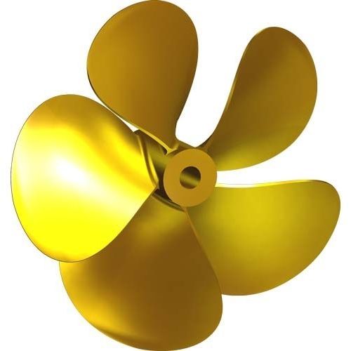 Hélice pour bateau - MV15 - Italian Propellers S.r.l.  - à pas fixe / arbre d'hélice / 5 pales