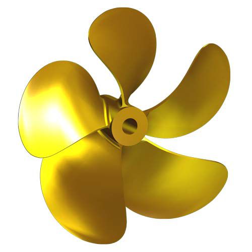 Hélice pour bateau - SFM12 - Italian Propellers S.r.l.  - à pas fixe / arbre d'hélice / 5 pales