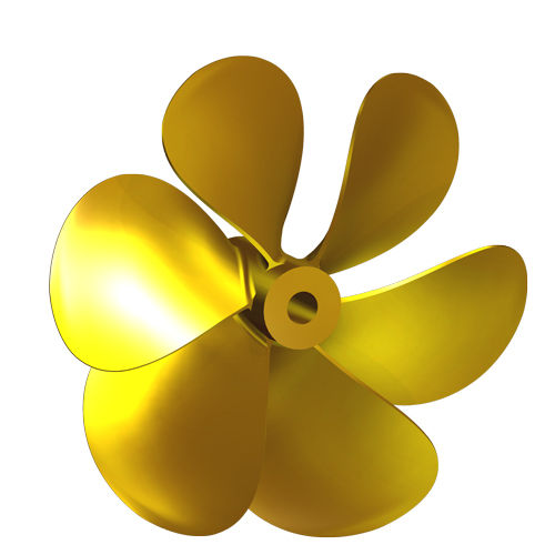 Hélice pour bateau - FV15 - Italian Propellers S.r.l.  - à pas fixe / arbre d'hélice / 6 pales