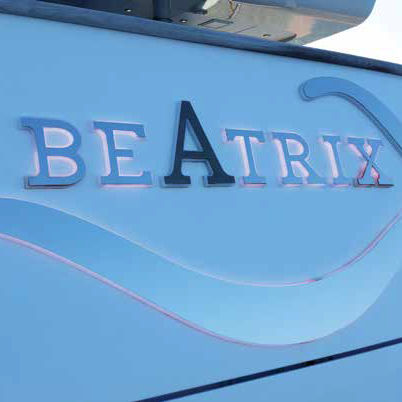 Lettre pour yacht - Metalstyle Srl - en inox / en acrylique / à LED