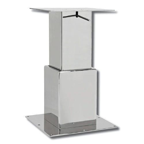 Pied de table ajustable - SUMMIT Q - Metalstyle Srl - télescopique / en inox