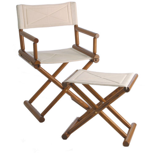 Chaise régisseur pour bateau - LERICI - SAVONA - Metalstyle Srl - pliante / en bois
