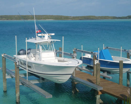 Ascenseur à bateaux - 4 Post - Neptune Boat Lifts, Inc.  - en aluminium