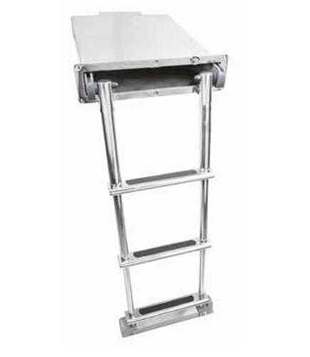 Échelle pour bateau - 01.0747 - TR INOX - escamotable / télescopique / de baignade