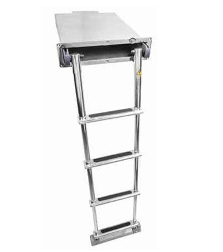 Échelle pour bateau - 01.0748 - TR INOX - escamotable / télescopique / de baignade