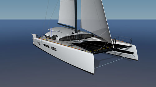 Sailing-yacht catamaran - ORC 52.2 - MARSAUDON COMPOSITES - PATTON  - de croisière / 4 cabines / à cockpit ouvert