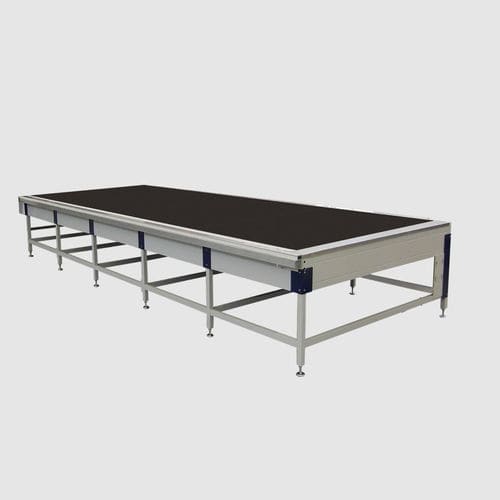 Table de découpe à convoyeur - Kuris Spezialmaschinen - pour chantier naval