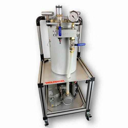 Système de vide mobile - bogie.vac 20-19 - Wolfangel GmbH - pour chantier naval