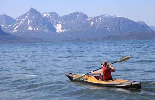Kayak pliable - PUFFIN SACO - Pakboats/ScanSport, Inc. - de pêche / pour adulte / 2 places