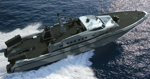 Navire spécial de surveillance - 125 FAMB - ARES Shipyard - en aluminium