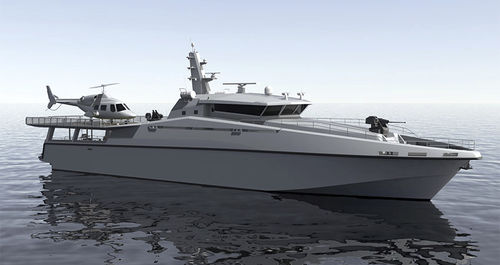 Navire spécial de surveillance - 150 SAT - ARES Shipyard - en aluminium