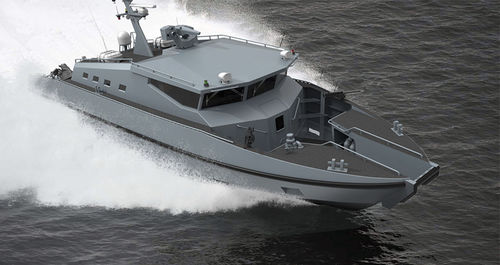 Bateau professionnel in-bord - 80 SAT - ARES Shipyard - en aluminium