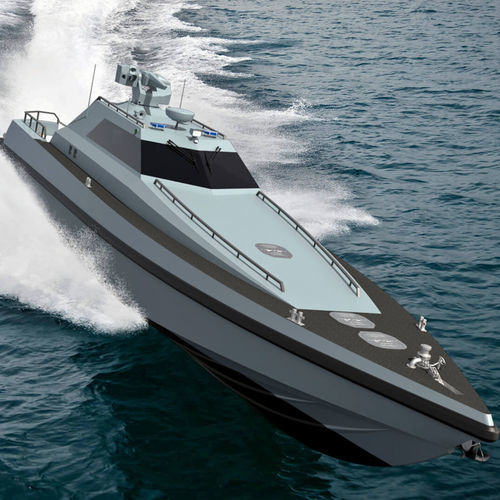 Bateau de surveillance - 65 HARPOON - ARES Shipyard - in-bord / en aluminium