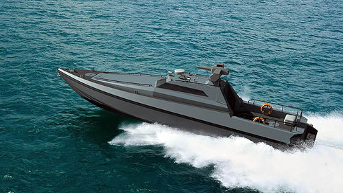 Bateau de surveillance - 55 HARPOON - ARES Shipyard - in-bord / en composite