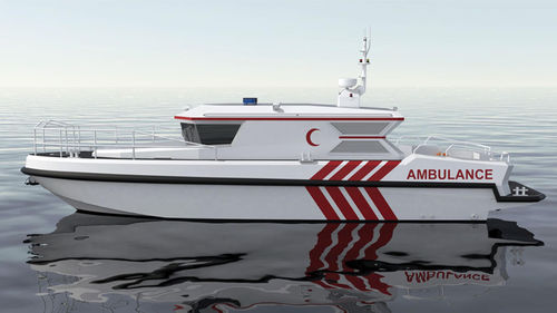Bateau ambulance - 44 - ARES Shipyard - in-bord / en aluminium