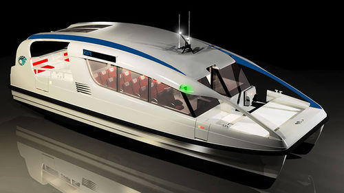 Bateau taxi - 14 WT - ARES Shipyard - catamaran / in-bord / en composite
