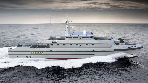 Navire spécial de surveillance - 140 BLAZE - ARES Shipyard - en aluminium / côtier