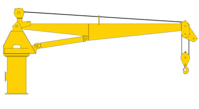 Grue pour navire - DT SERIES - Allied Marine Crane - pour forte charge / à flèche