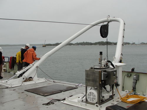 Châssis de treuillage pour navire pour navire - PORTABLE   - Allied Marine Crane