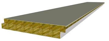 Panneau sandwich pour plafond de navire - B15 - PANELFA S.L.U - laine minérale / en acier