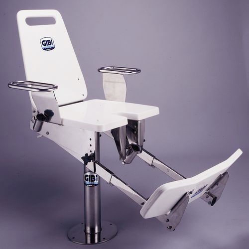 Chaise de combat pour bateau - 173/VTR - GIBI Marine - avec accoudoirs / en inox