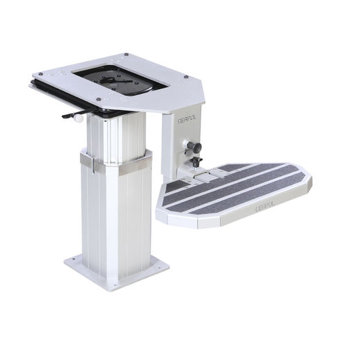 Pied pour siège pilote pour navire - GPS - Gerpol Sitzsysteme GmbH - ajustable / en aluminium