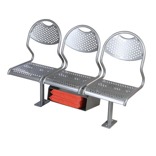 Siège pour navire à passagers - Paro ST - Gerpol Sitzsysteme GmbH - 3 places / en inox