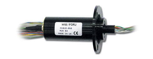 Raccord tournant électrique - H24 - Moog Components Group - hybride / sous-marin / à fibre optique