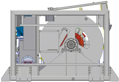 Treuil pour navire - 8TE - SMD - de remorquage / pour câble ombilical de ROV / à entraînement hydraulique
