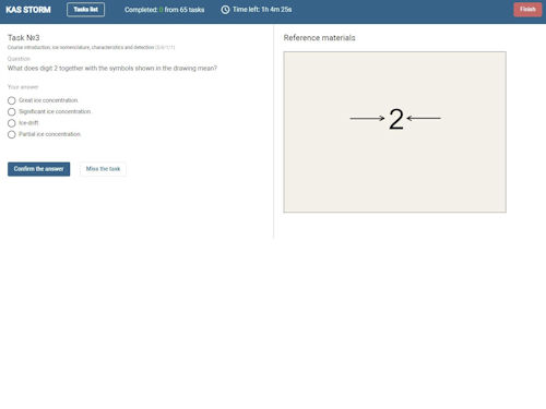 Logiciel de formation - Polar Water - STORM SIM - de test de niveau de navigation dans les glaces / pour navire