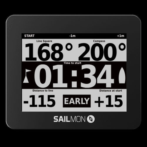 Instrument multifonction anémomètre - MAX - Sailmon GmbH  - boussole / GPS / indicateur de vitesse