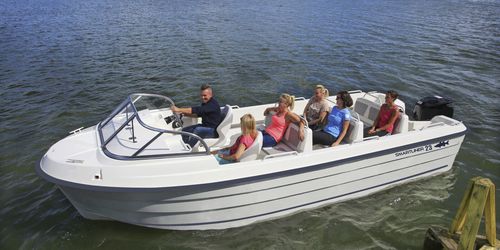 Bateau promenade - 23 - SMARTLINER - bateau taxi / hors-bord / en fibre de verre