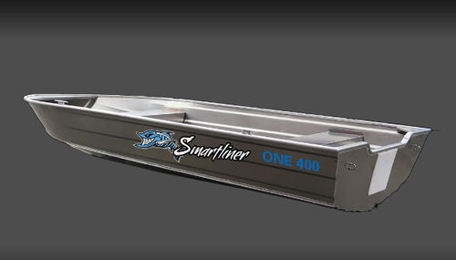 Bateau utilitaire - 400 - SMARTLINER - hors-bord / en aluminium