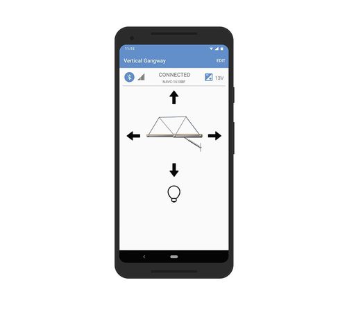 Application de contrôle - Swissway Marine Holland bv - pour voilier / pour yacht / pour smartphone