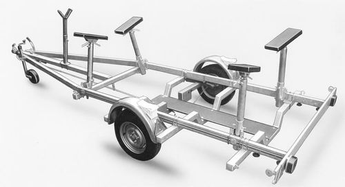 Remorque de route - B900-B1800 - Heku-Fahrzeugbau GmbH  - de manutention / pour voilier / à 1 essieu