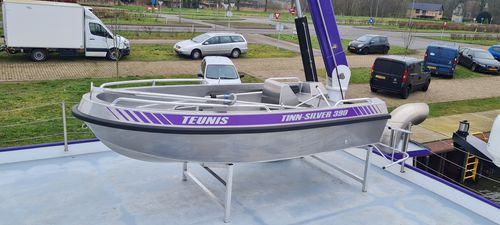 Barque hors-bord - 390 (DCI-Approved) - Tinn-Silver aluminium boats - open / à console centrale / en aluminium