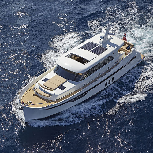 Motor-yacht de croisière - 59S LONG RANGE - Steeler Yachts - de plongée / hard-top / avec timonerie
