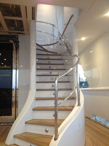 Rambarde pour yacht - krommen stainless steel yacht accessories - pour escalier