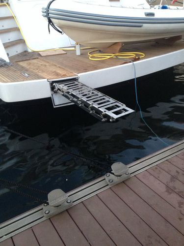 Passerelle pour yacht - krommen stainless steel yacht accessories - escamotable / en inox