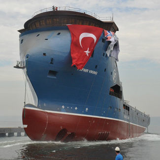 Navire de service offshore de ravitaillement de plate-formes - PSV - FAFNIR VIKING - Cemre Shipyard
