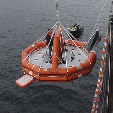 Radeau de survie pour navire - MOR - Survitec Zodiac - 10 places / gonflable