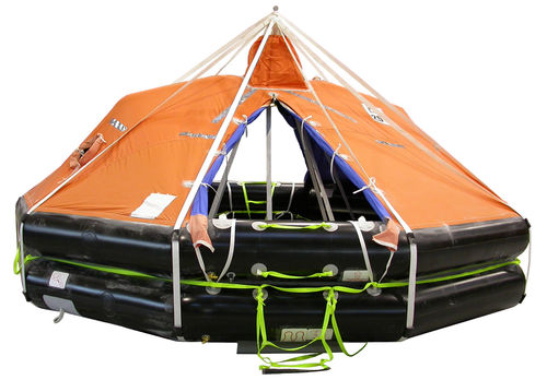 Radeau de survie pour navire - DLSR - Survitec Zodiac - à déploiement par bossoir / auto-redressant / gonflable
